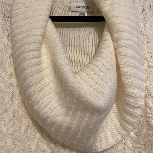 Cream Cowl Neck Sweater - Picture 2 of 9